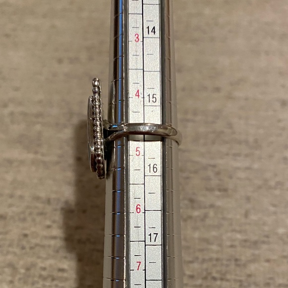 Sterling Silver genuine turquoise ring - Picture 2 of 5